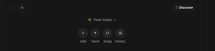 Freighter Swap Button